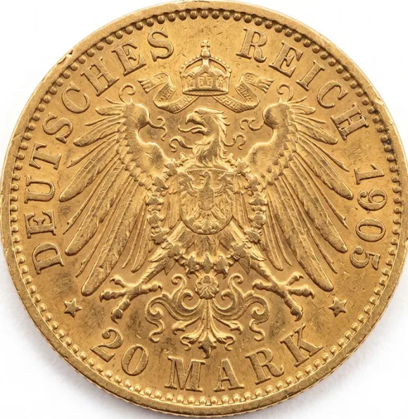 20 Mark König Friedrich August III v. Sachsen (J. 268)
