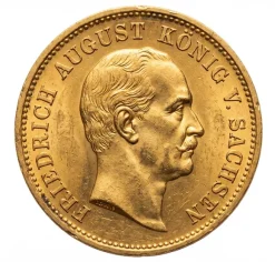 20 Mark König Friedrich August III v. Sachsen (J. 268)