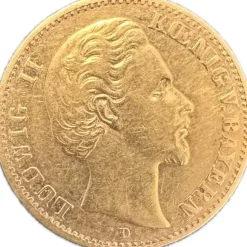 10 Mark Ludwig II Goldmünze J.196