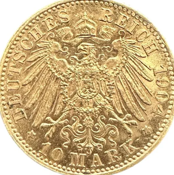 10 Mark Otto König v. Bayern Gold verschiedene Jahrgänge