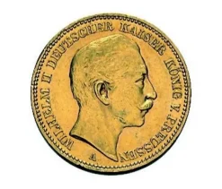 20 Mark Wilhelm II Preußen verschiedene Jahrgänge