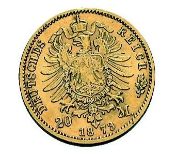 20 Mark Wilhelm I Preußen verschiedene Jahrgägne