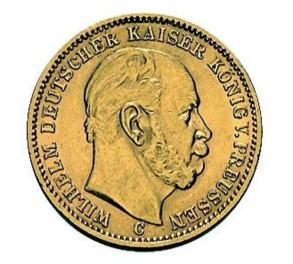 20 Mark Wilhelm I Preußen verschiedene Jahrgägne