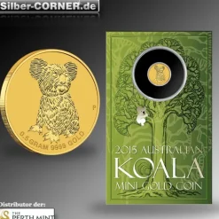Mini Koala 2015 0,5 Gramm Gold