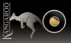 Mini Roo - Känguru - 0,5 Gramm Gold 2023 im Blister