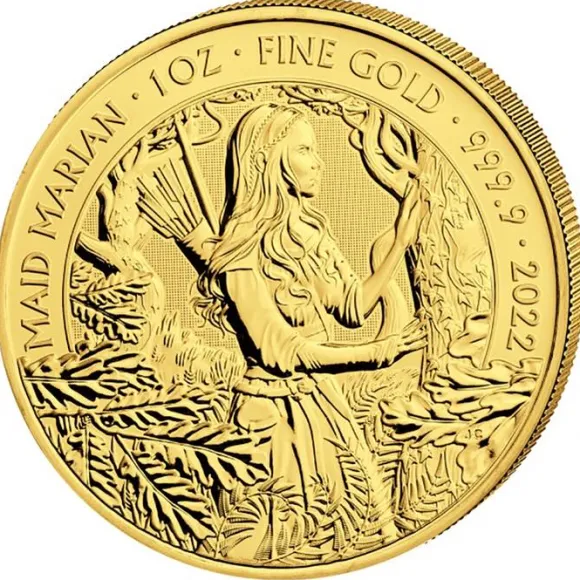 Myths & Legends Maid Marian 1 Oz Gold 2022