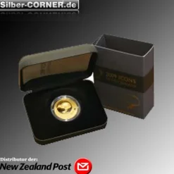 New Zealand Kiwi 1/4 Oz Gold Proof 2009 + Box + COA