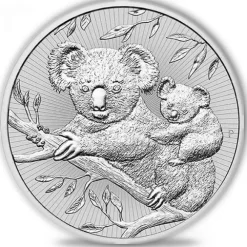 Next Generation - Koala 2 Unzen Silber 2018 - Piedfort -*