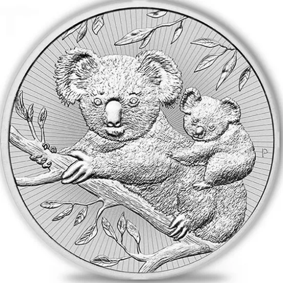 Next Generation - Koala 2 Unzen Silber 2018 - Piedfort -*