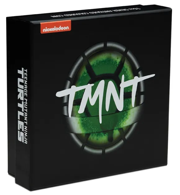 Ninja Turtles Domed Shell 1,5 Unzen Silber Antik+Box +COA