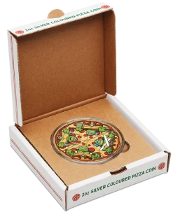 Ninja Turtles 2025 2 Oz Silber Proof Col. Pizza Coin