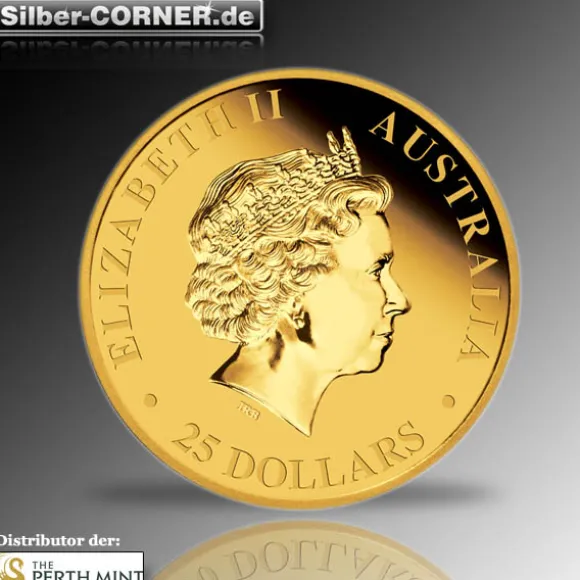 Nugget / Känguru 1/4 Oz Gold verschiedene Jahrgänge