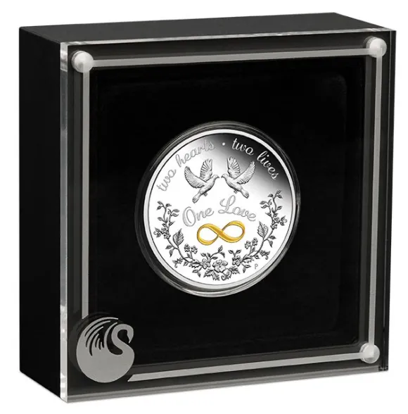 One Love 1 Oz Silber Proof 2022 + Box +COA*