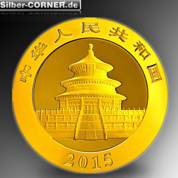 1/4 Oz Gold China Panda 2015