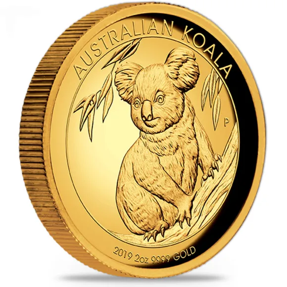 2 Oz Gold High Relief Koala 2019