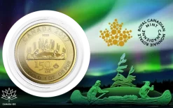 1 Oz Gold Voyageur 150 Jahre Kanada