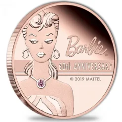 2 Oz Rose Gold Barbie 60th Anniv. 2019