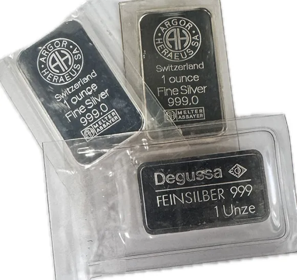 1 Oz Silberbarren B-Ware verschiedene Hersteller (Keine Münzbarren)
