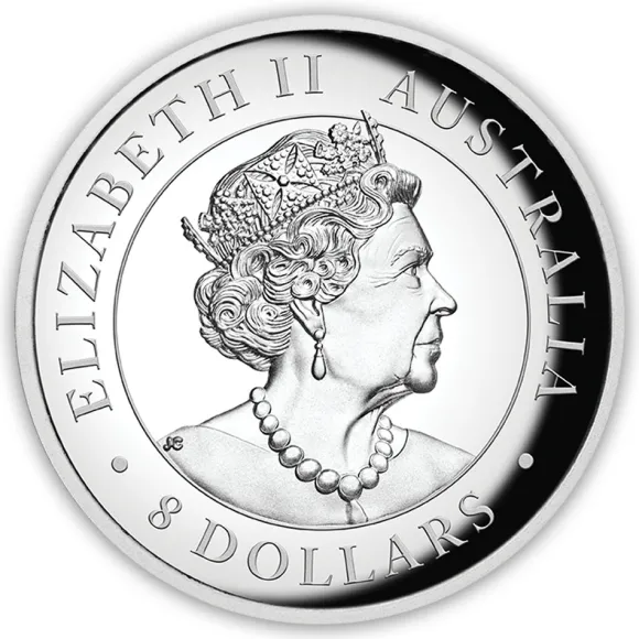 5 Oz Silber High Relief Känguru 20019 *