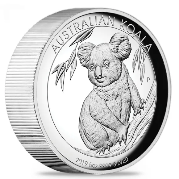 5 Oz Silber Koala High Relief 2019*