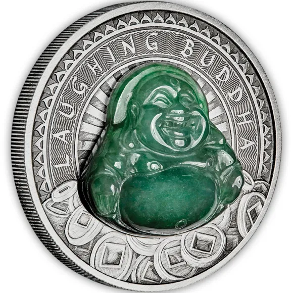 1 Oz Silber Laughing Buddha 2019*