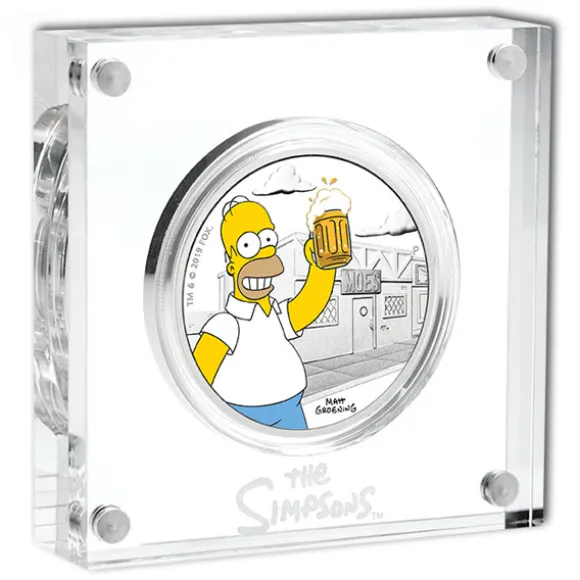 1 oz Silber Proof Homer Simpson 2019 *