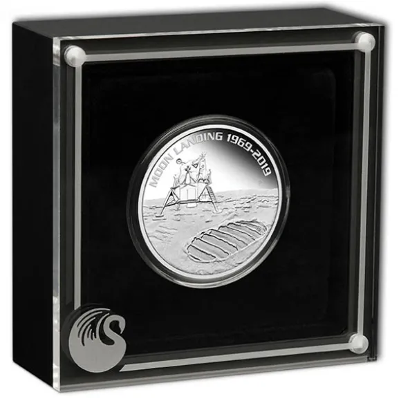 1 Oz Silber 50th Moon Landing Proof 2019*