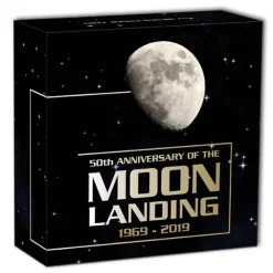 1 Oz Silber 50th Moon Landing Proof 2019*