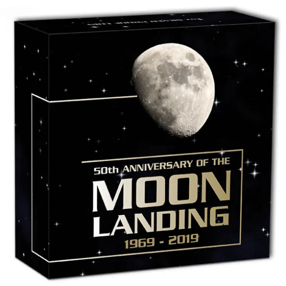 1 Oz Silber 50th Moon Landing Proof 2019*