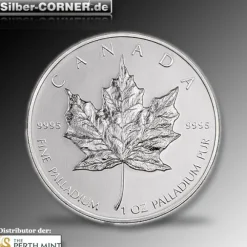 Palladium 1 Oz Maple Leaf differenzbesteuert *