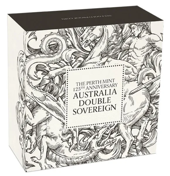 Perth Mint - Double Sovereign - Proof - 2024 +Box +COA