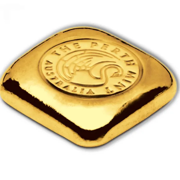 Perth Mint Goldbarren 1 Unze gegossen