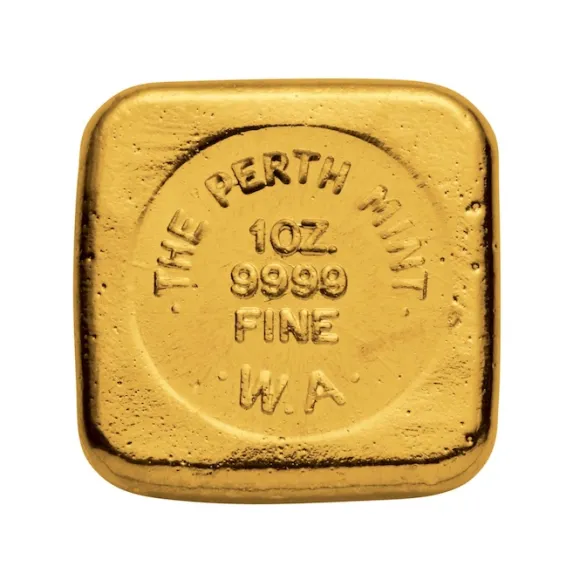 Perth Mint Goldbarren 1 Unze gegossen