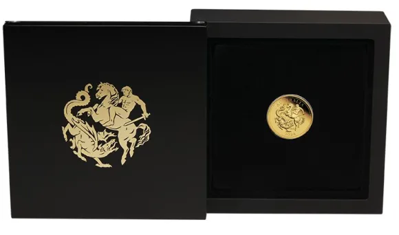 Perth Mint - Quarter Sovereign Gold Proof 2024 +Box +COA