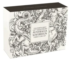 Perth Mint - Sovereign 3-Coin Set Gold Proof 2024 +Box +COA