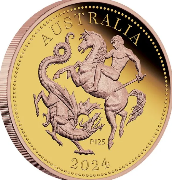 Perth Mint 5 Sovereign 125 Jahre Perth Mint