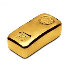 Perth Mint 5 Unzen Goldbarren gegossen
