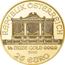 Philharmoniker 1/4 Oz Gold verschiedene Jahrgänge
