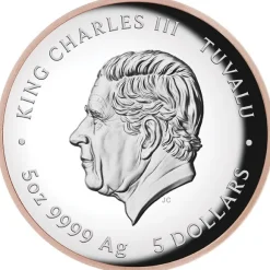 Pink Panther 60th Anniv. 5 Oz Silber Proof High Relief 2024 +Box +COA*