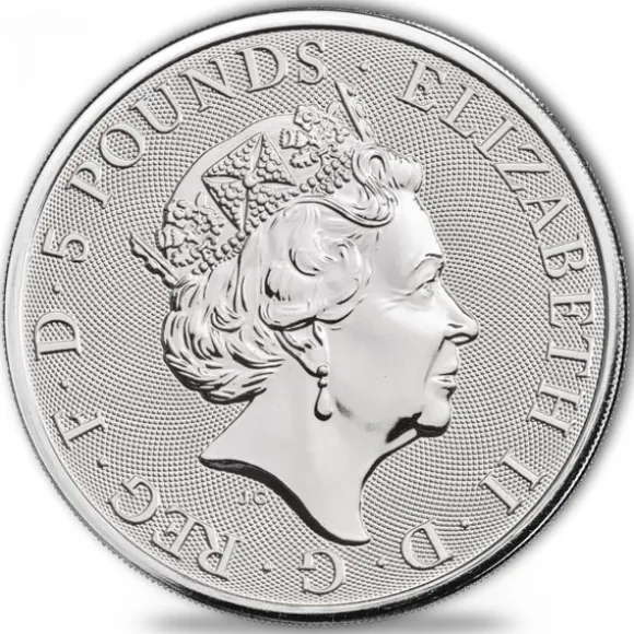 Queens Beast - Black Bull - 2 Oz Silber 2018 *