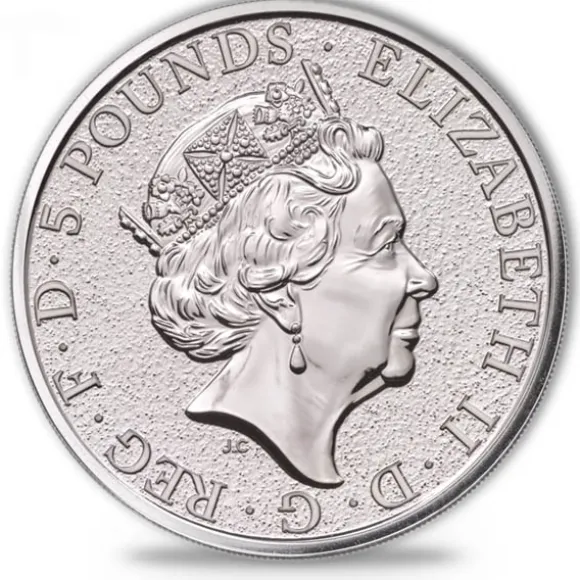 Queens Beast - Griffin of Edward - 2 Oz Silber 2017*