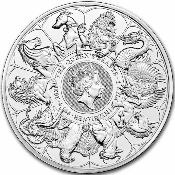 Queens Beasts - Completer Coin - 1 KG Silber 2021*