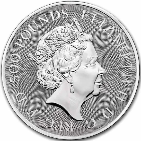 Queens Beasts - Completer Coin - 1 KG Silber 2021*