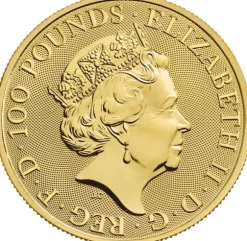 Queen´s Beasts - Completer Coin - 1 Unze Gold 2021