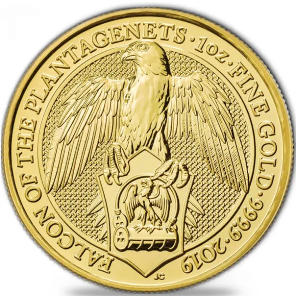 Queen´s Beasts - Falcon - 1 Oz Gold 2019