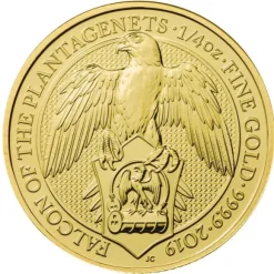 Queens Beasts - Falcon - 1/4 Oz Gold 2019