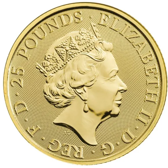 Queens Beasts - Falcon - 1/4 Oz Gold 2019