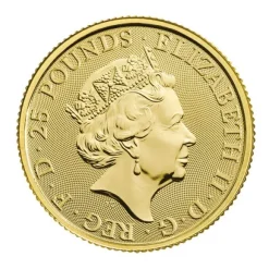 Queens Beasts - Greyhound -1/4 Oz Gold 2021