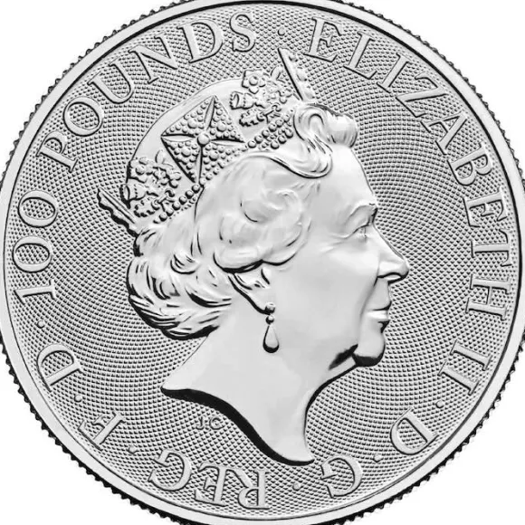 Queens Beasts - Lion of England - 1 Oz Platin 2017*