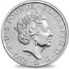 Queens Beasts -Red Dragon of Wales - 2 Oz Silber 2017*